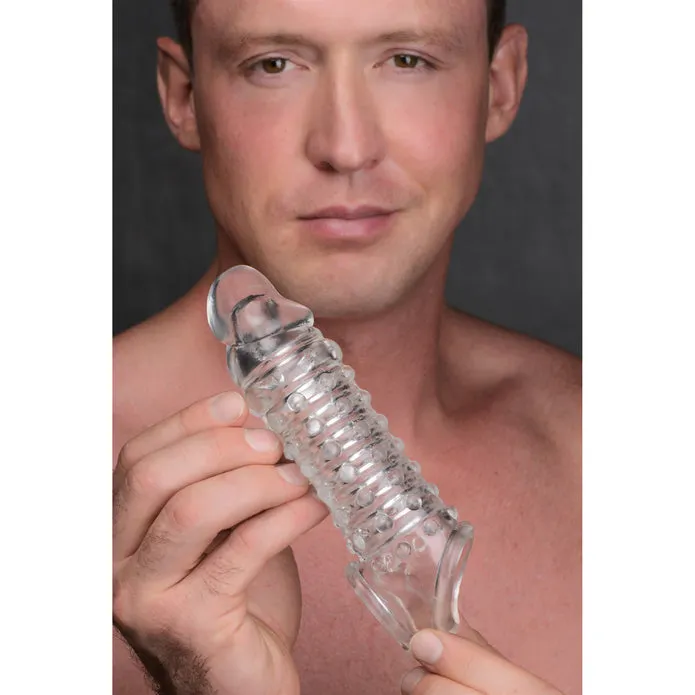 1.5 Inch Penis Enhancer Sleeve - Clear