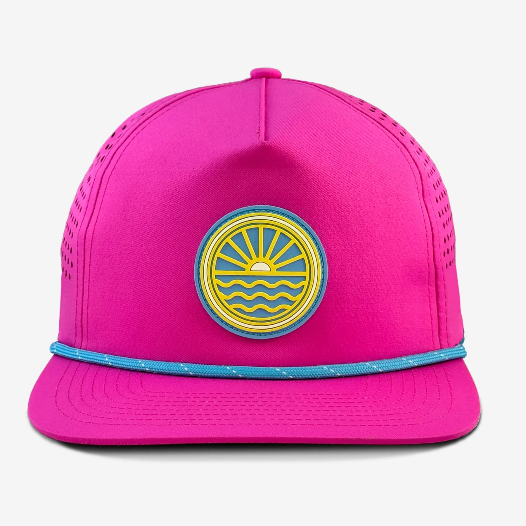 80s Sun Wave Waterproof Hat - Pink