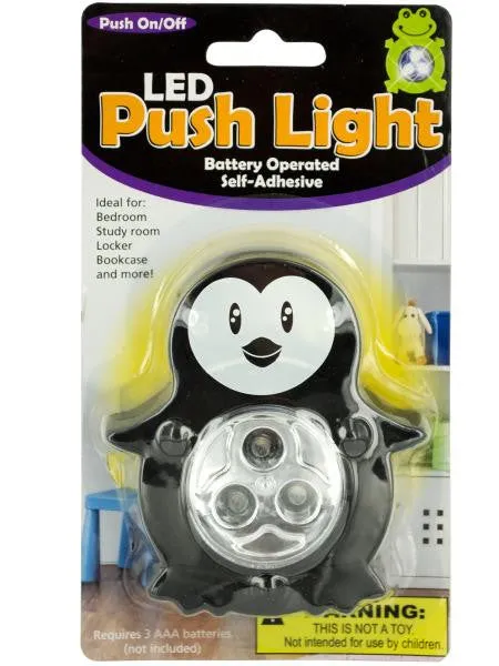 Animal LED Push Light (Available in a pack of 12)