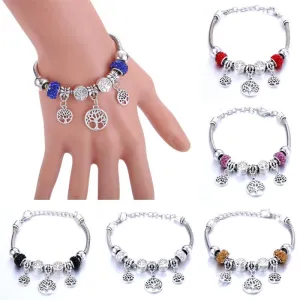 Antique Tree of Life Charm Bracelets Adjustable Lucky Charm Women Bracelet