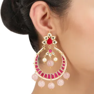 CHANDA KUNDAN RINKLE EARRING