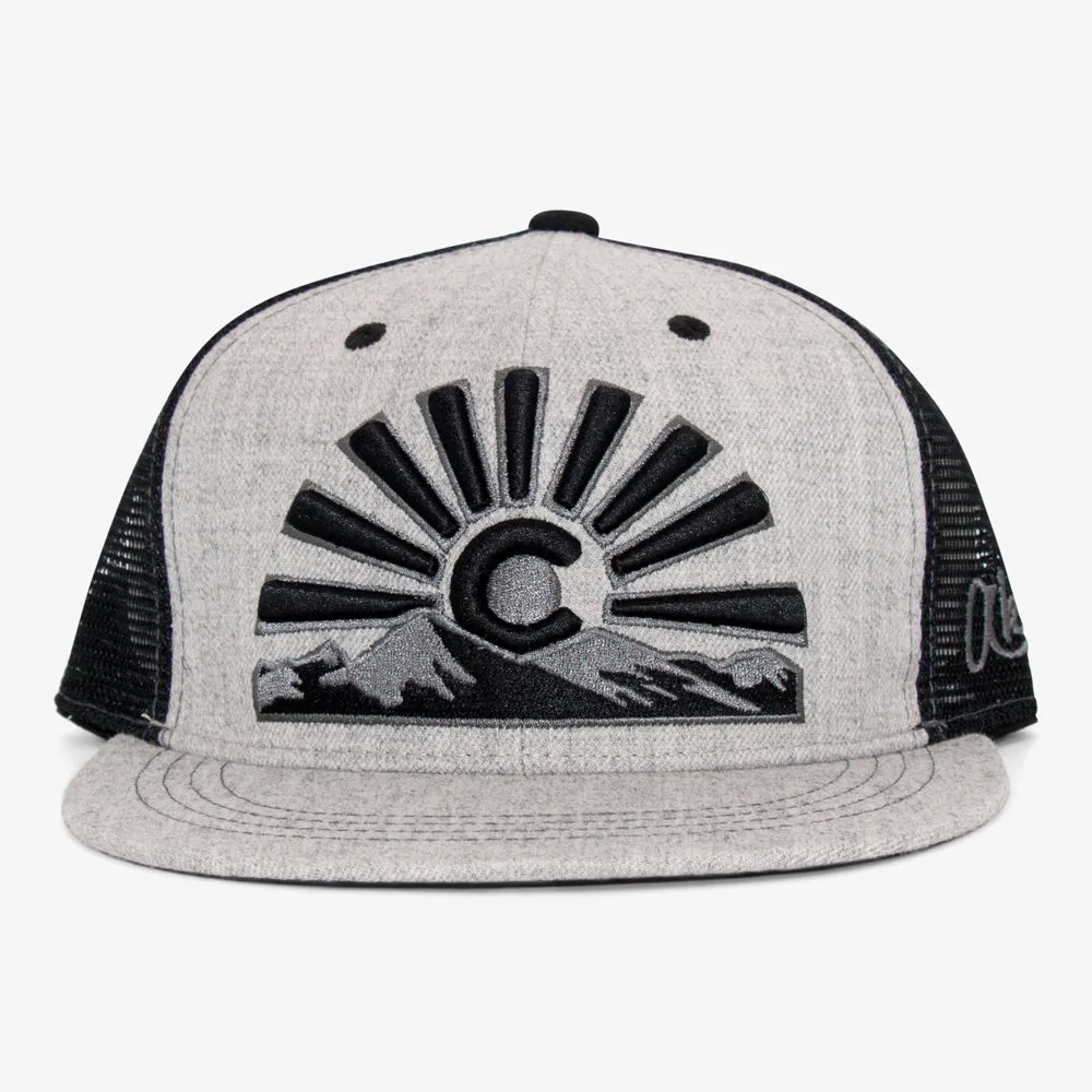 Colorado Sunset Flatbill Snapback Hat