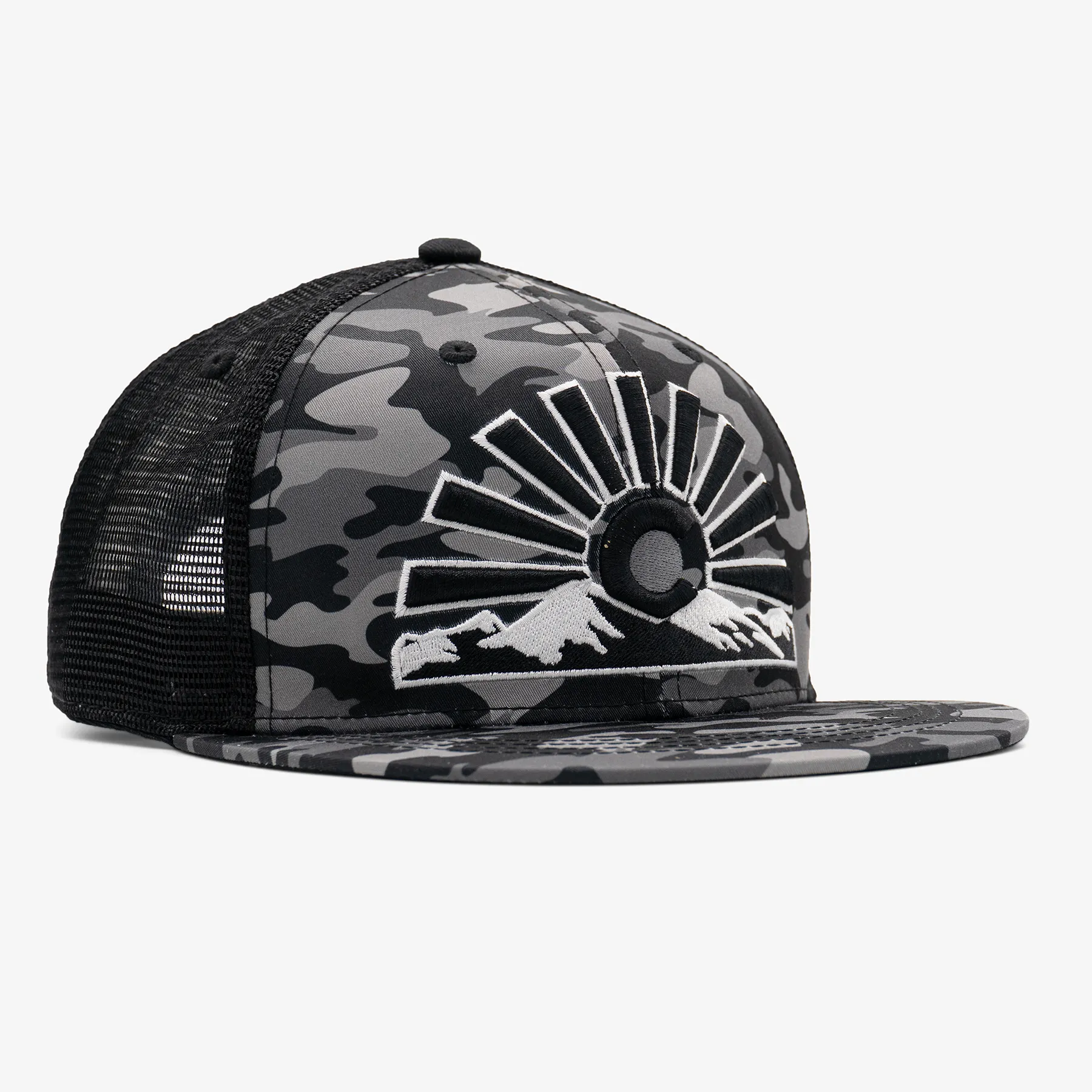 Colorado Sunset Flatbill Snapback Hat