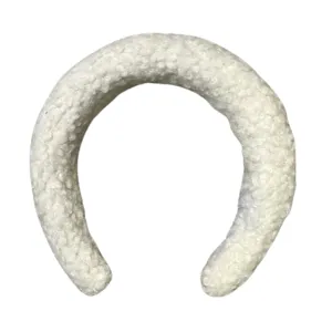 Cream Sherpa Headband