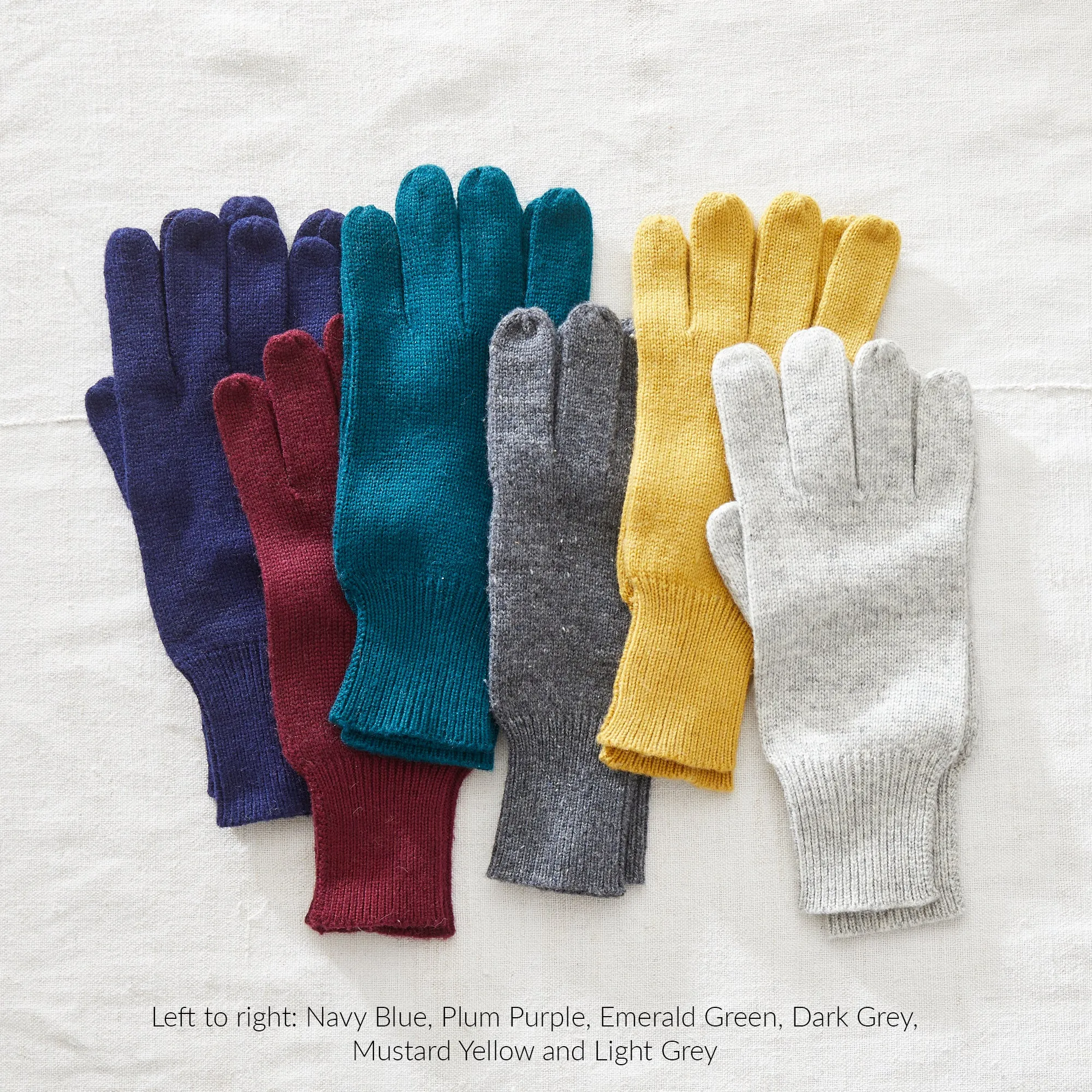 DEENA Luxury Soft Fine Knit Merino Ladies Gloves