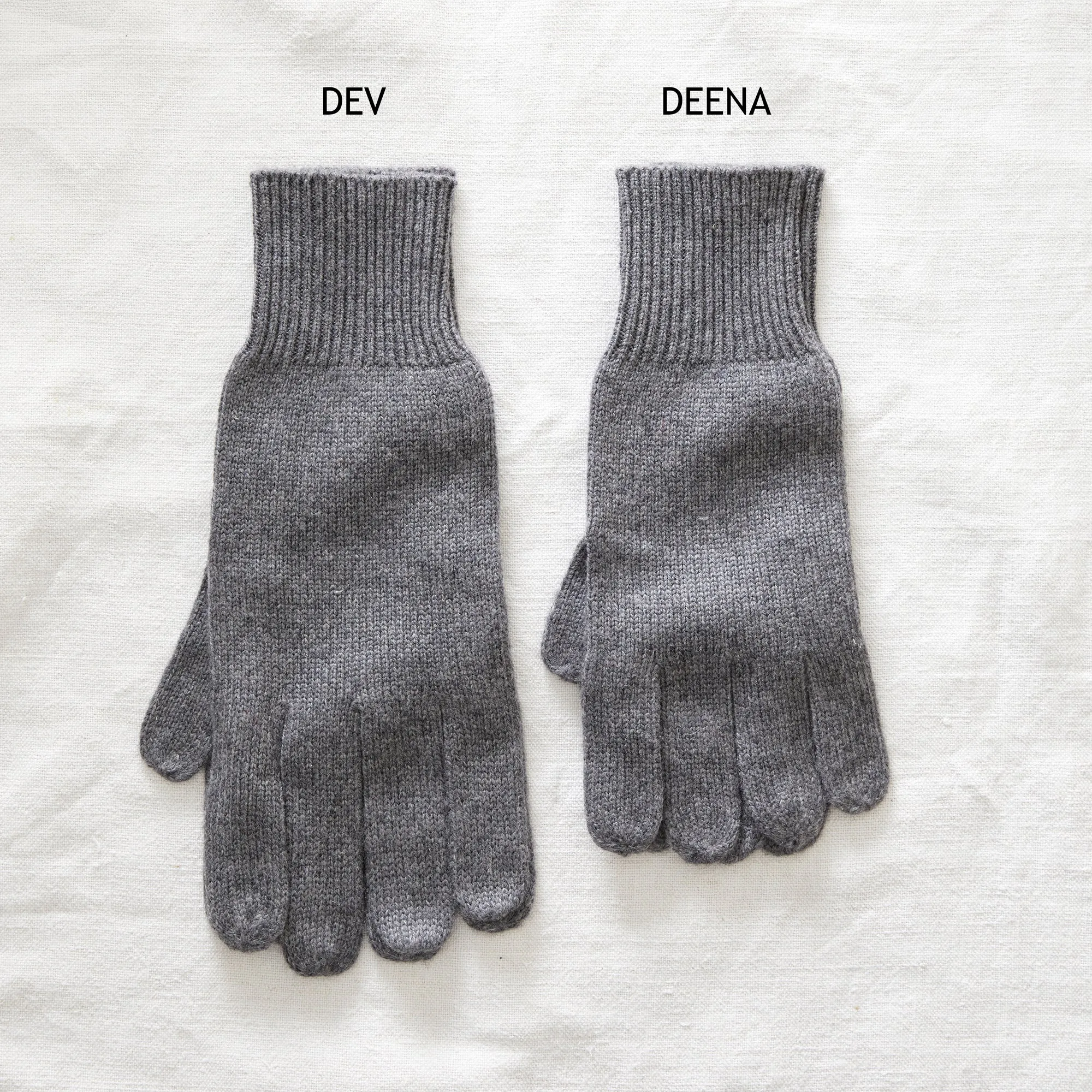 DEENA Luxury Soft Fine Knit Merino Ladies Gloves