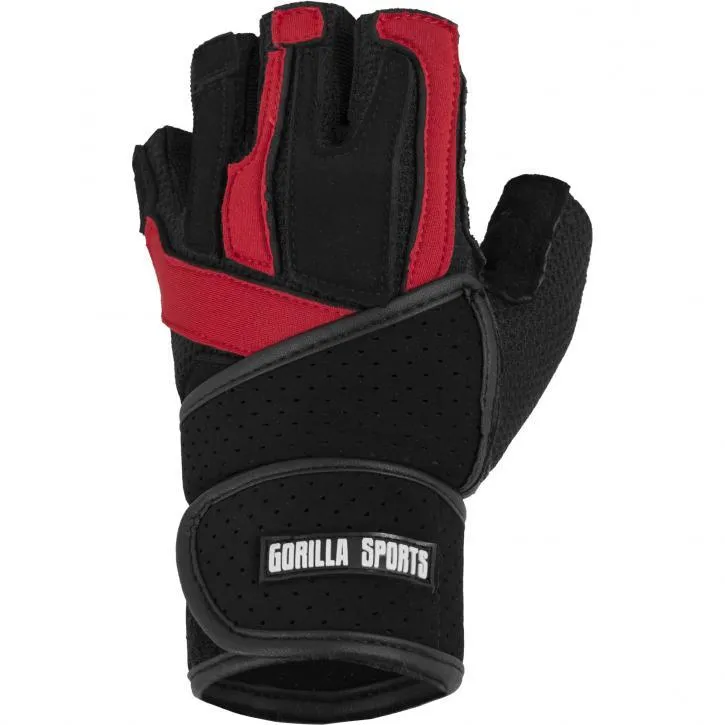 Deluxe Weight Lifting Gloves With Wrist Support - L