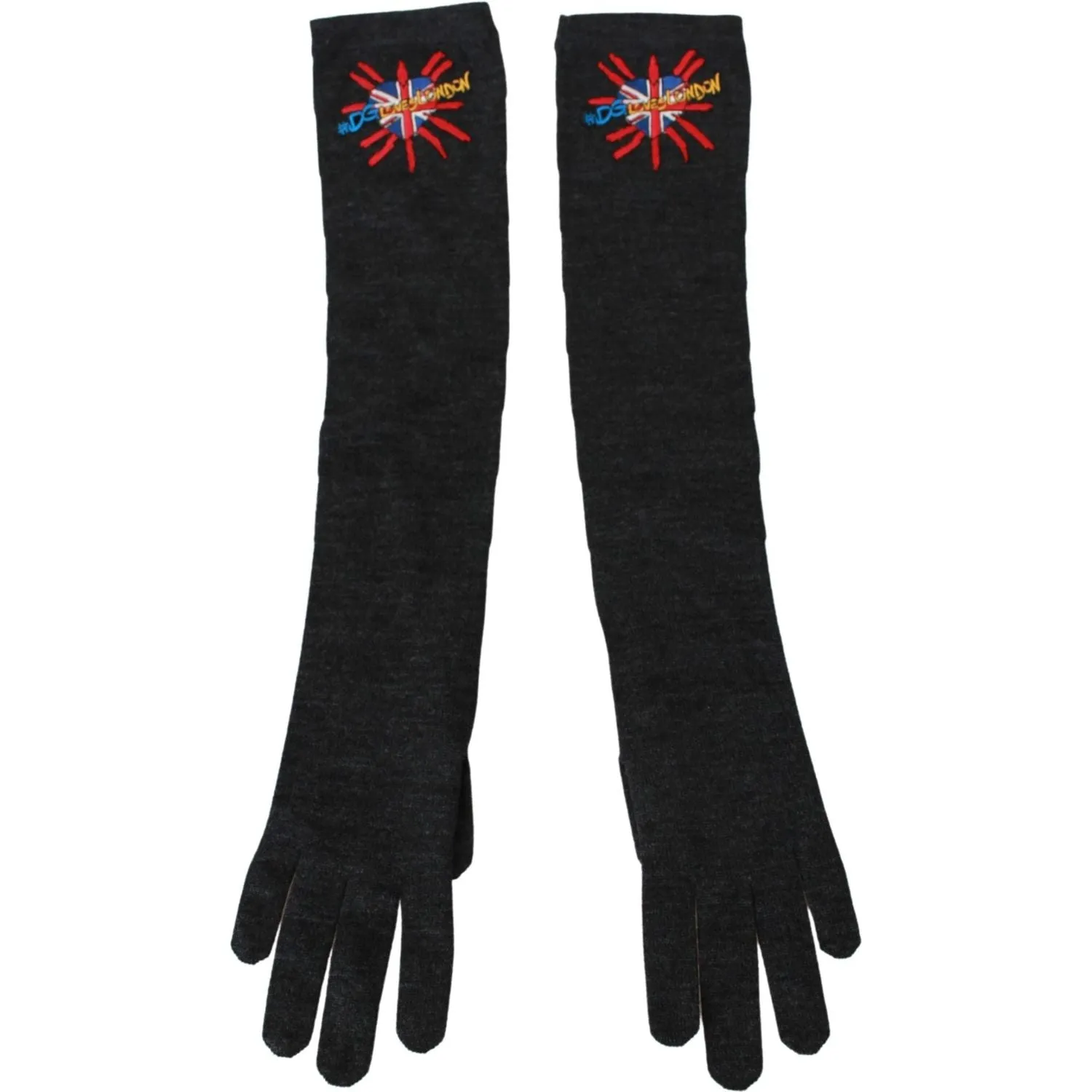 Dolce & Gabbana Elegant Elbow Length Woolen Gloves