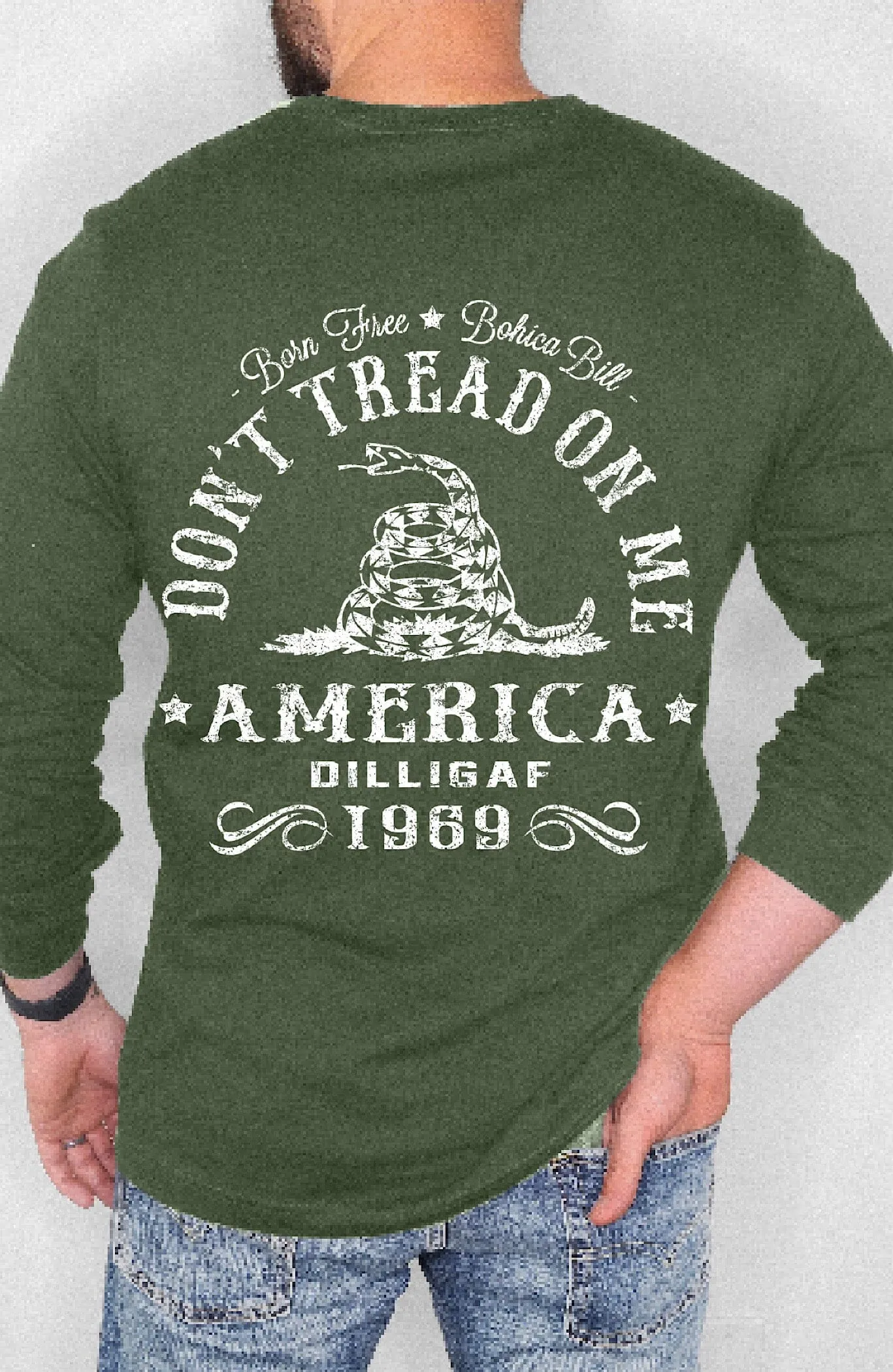 Don't Tread on Me Motherfucker Longsleeve