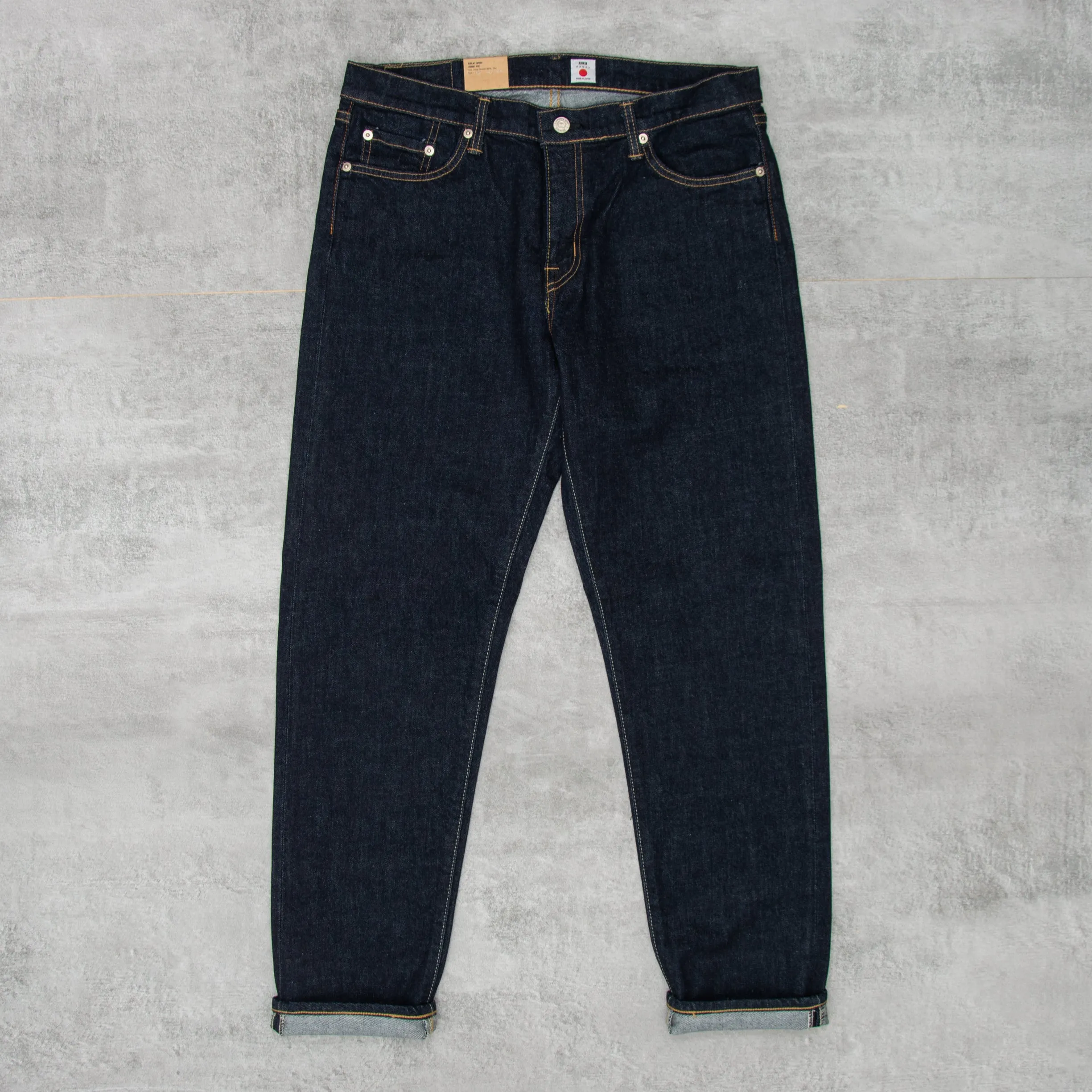 Edwin Regular Tapered Jeans Kaihara Stretch - Pure Indigo Blue Rinse