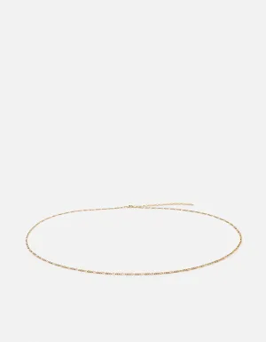 Figaro Waist Chain, Gold Vermeil