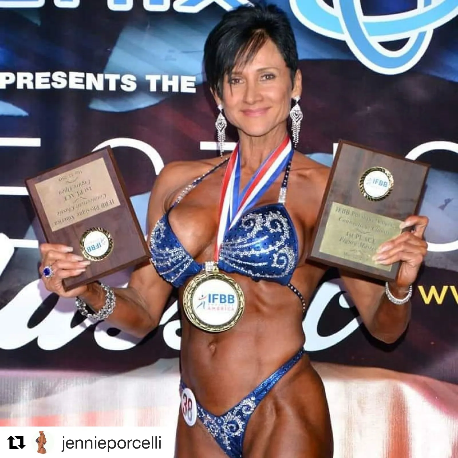 Galaxy Figure/physique competition suit