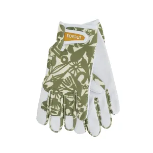 Gardening Gloves Goatskin - Abstract Gum