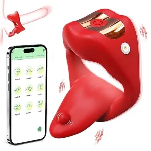 Lurevibe - Penis Ring Tongue Design with 9 Vibration Modes