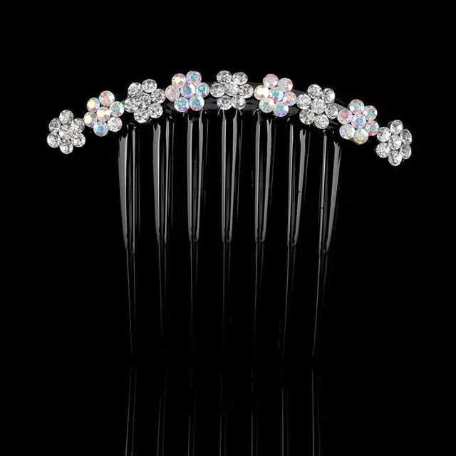 Molans Vintage Flower Crystal Hairpins