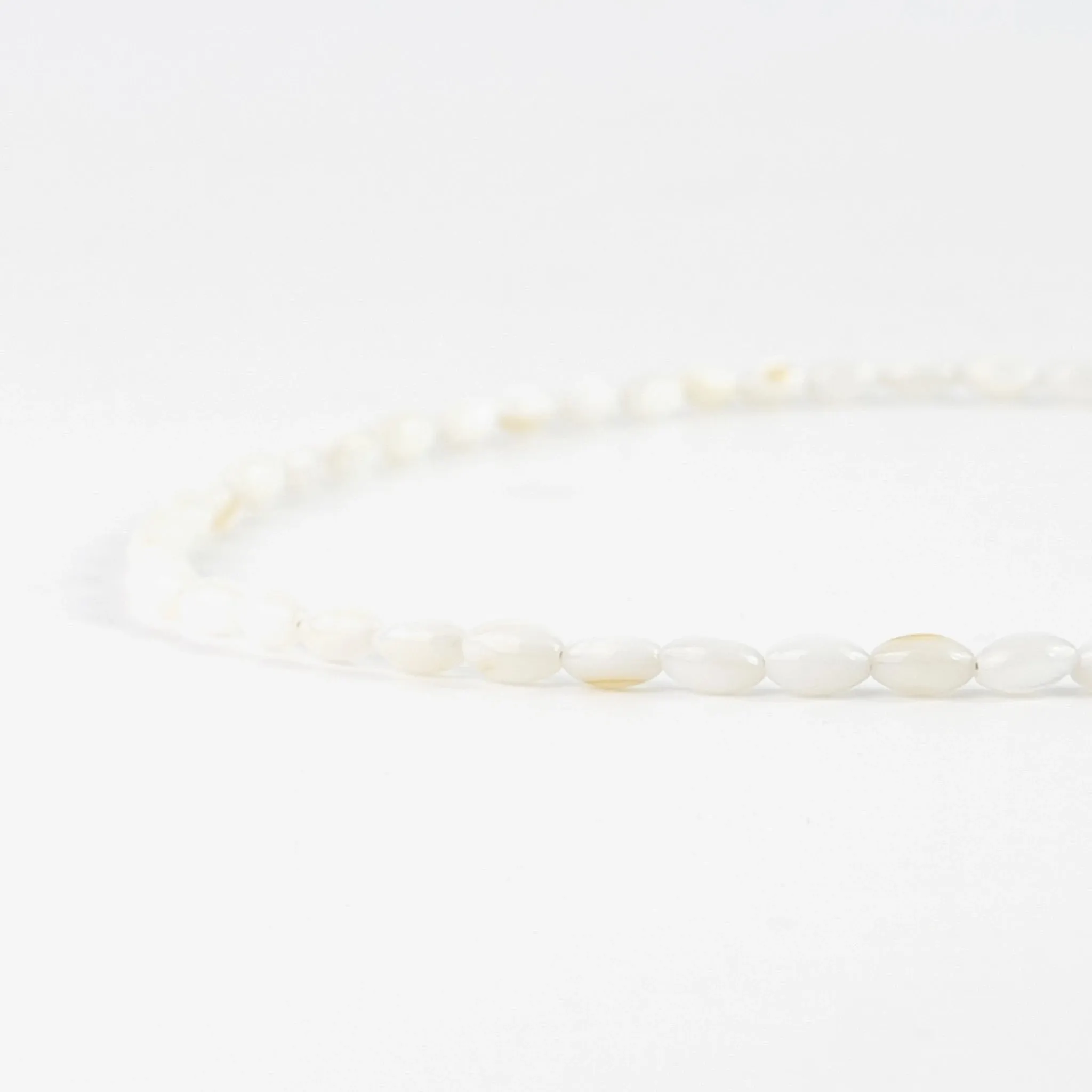 Mother of Pearl Seed Bead Necklace