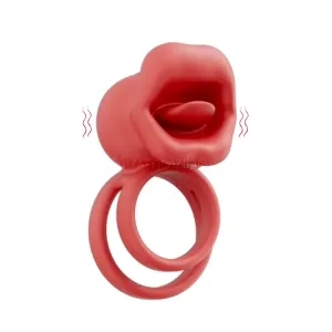 Mouth Cock Ring with Vibrations