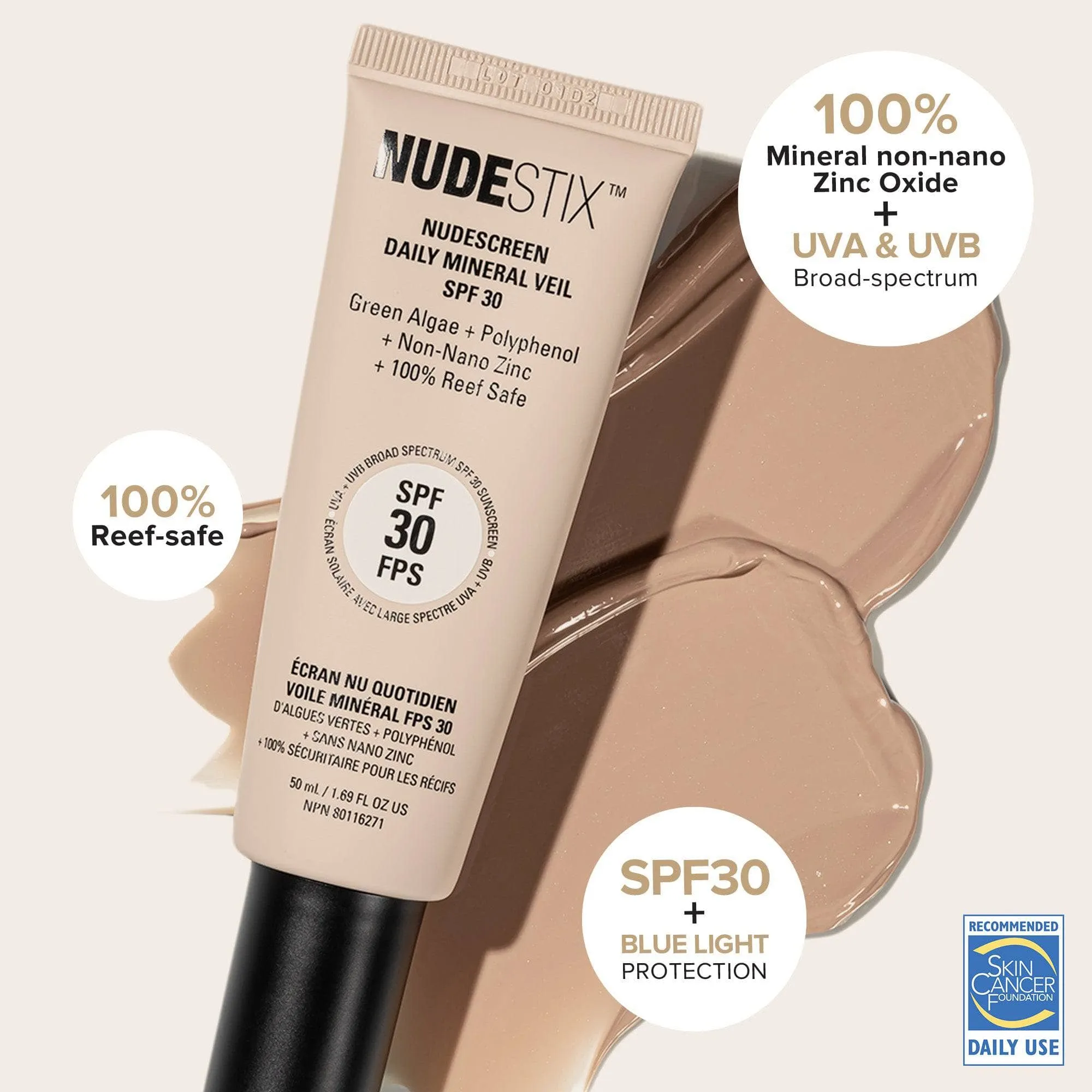 Nudescreen Daily Mineral Veil SPF 30 - SPF Moisturizer