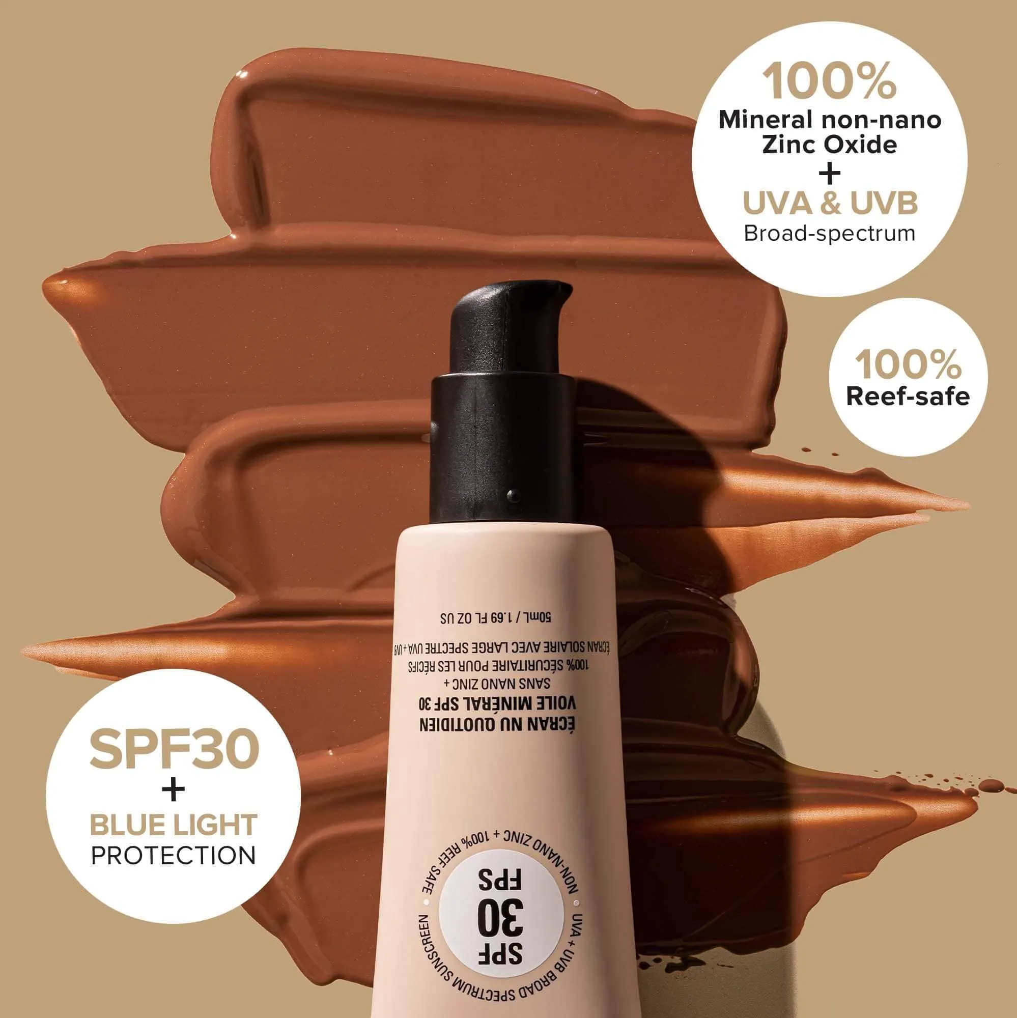 Nudescreen Daily Mineral Veil SPF 30 - SPF Moisturizer