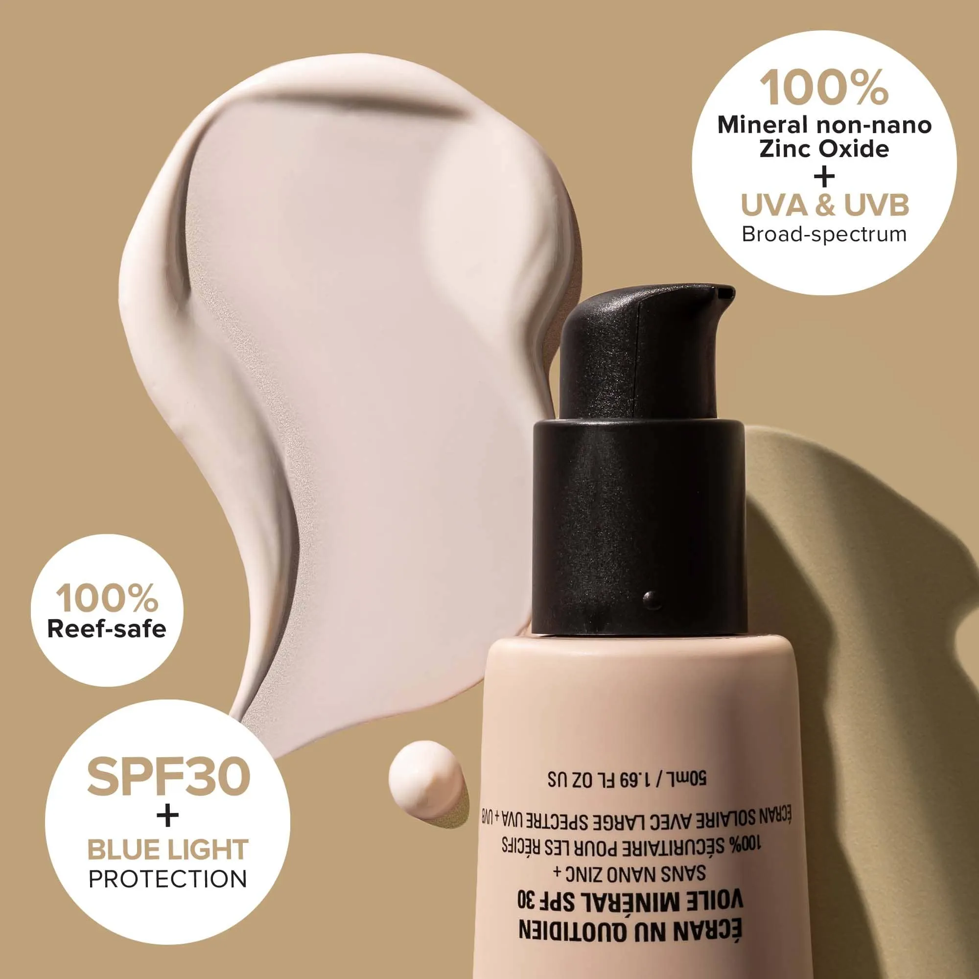 Nudescreen Daily Mineral Veil SPF 30 - SPF Moisturizer