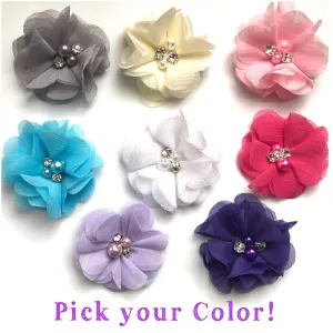 Pearl hair clip-pick your colors