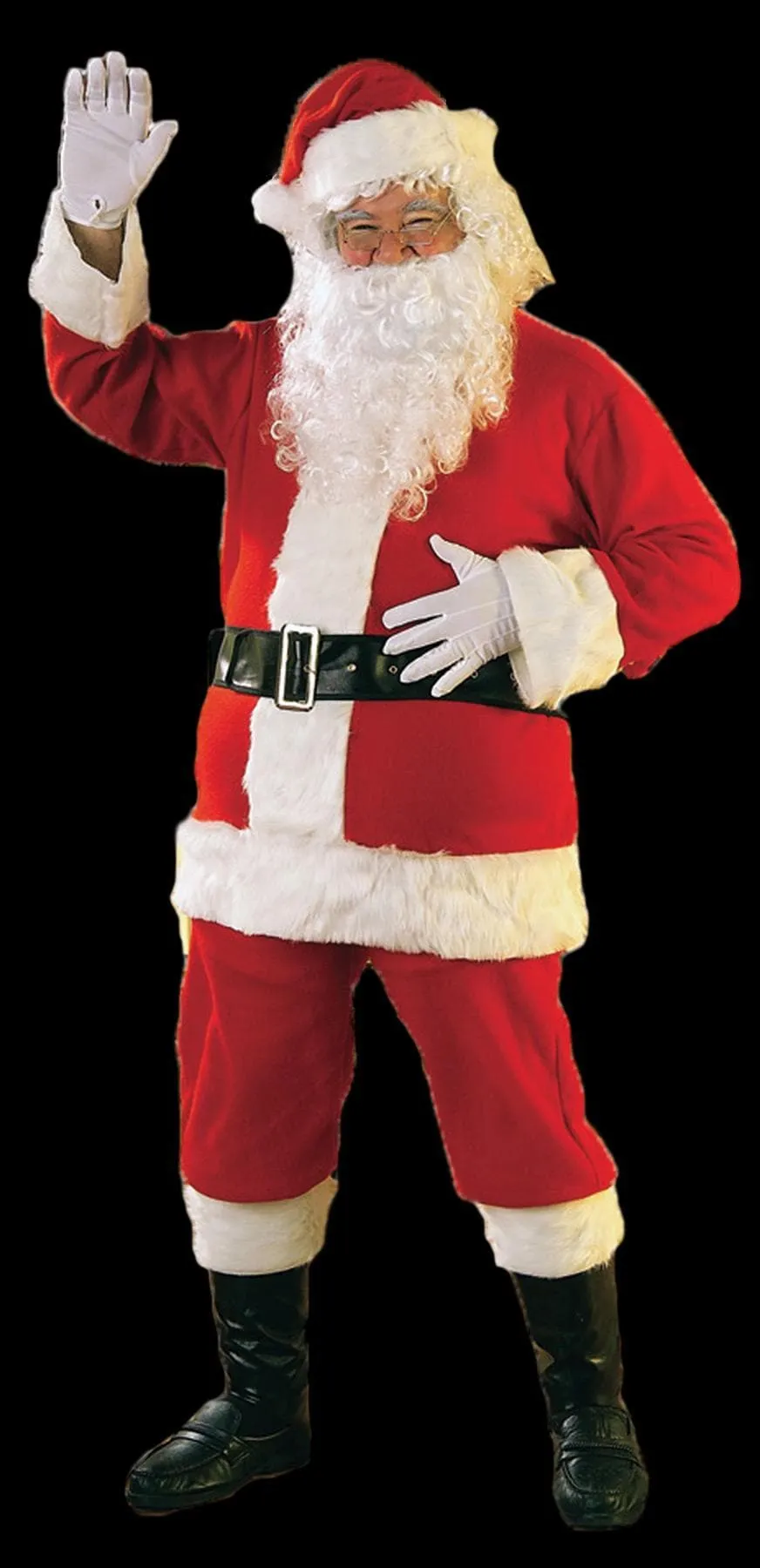 "Santa Suit - Flannel - Adult" Costume