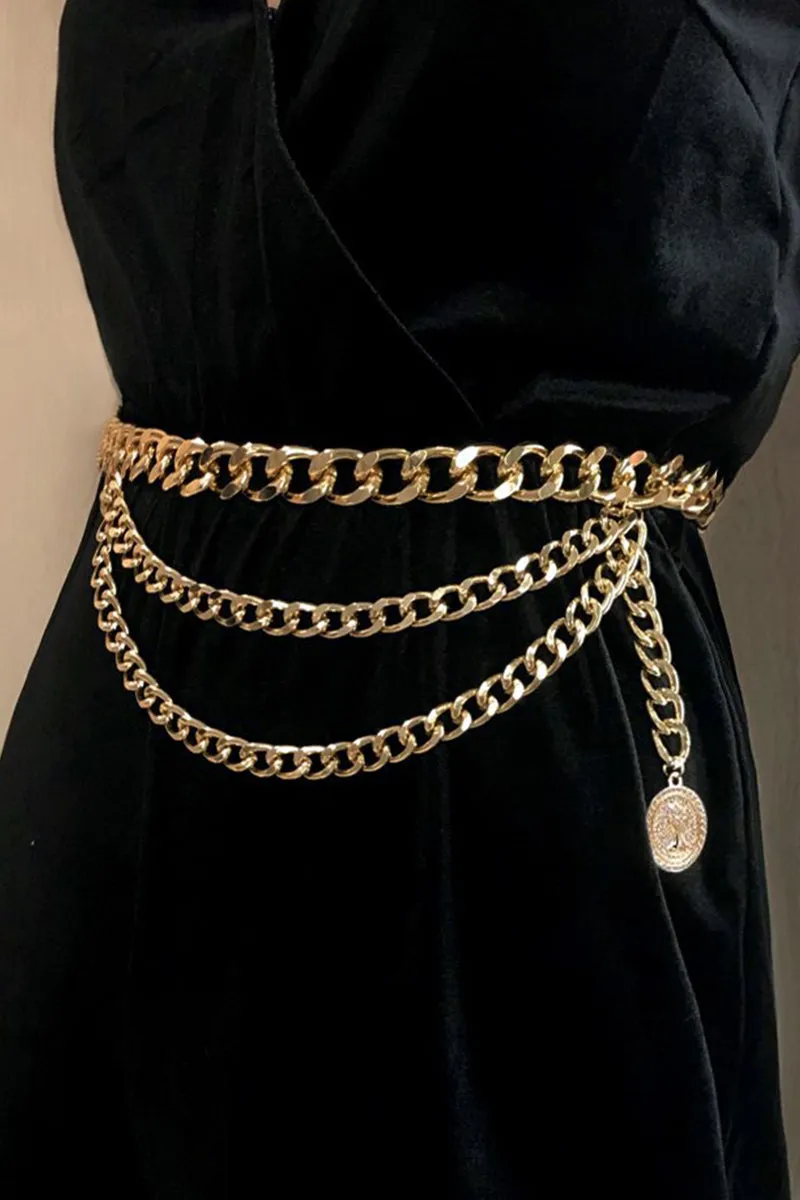 Retro Sexy Personality Pendant Waist Chain