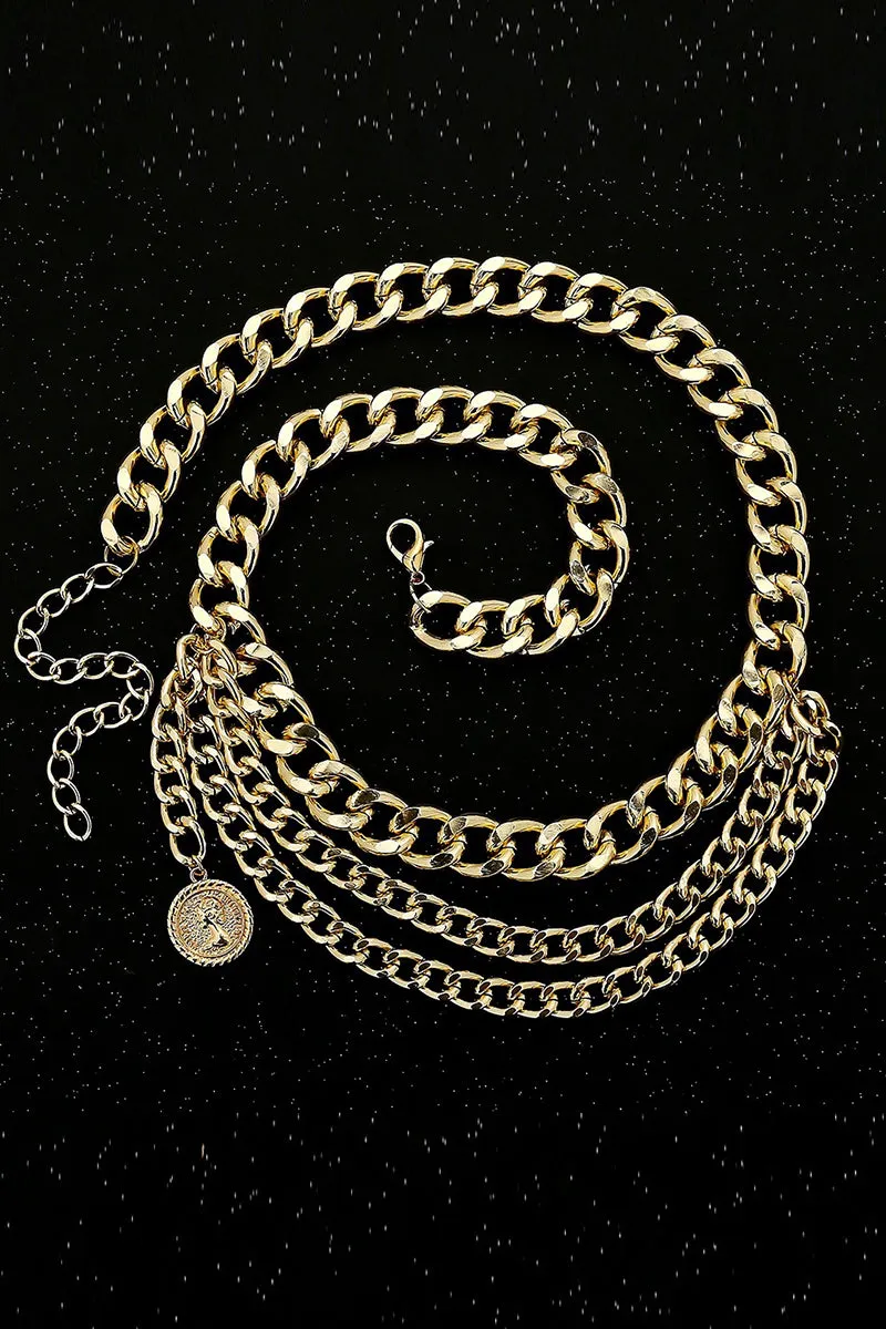 Retro Sexy Personality Pendant Waist Chain