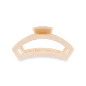 Teleties - Open Almond Beige Medium Clip