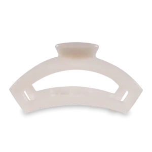 Teleties - Open Coconut White Large Clip