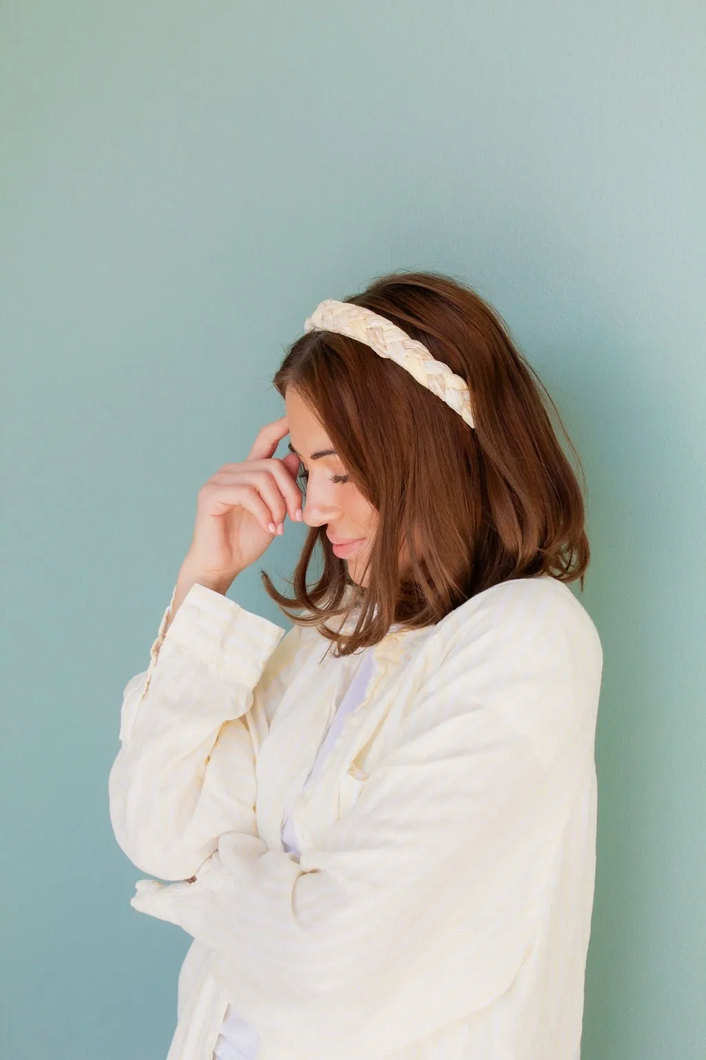 Touches of Spring Braided Headband