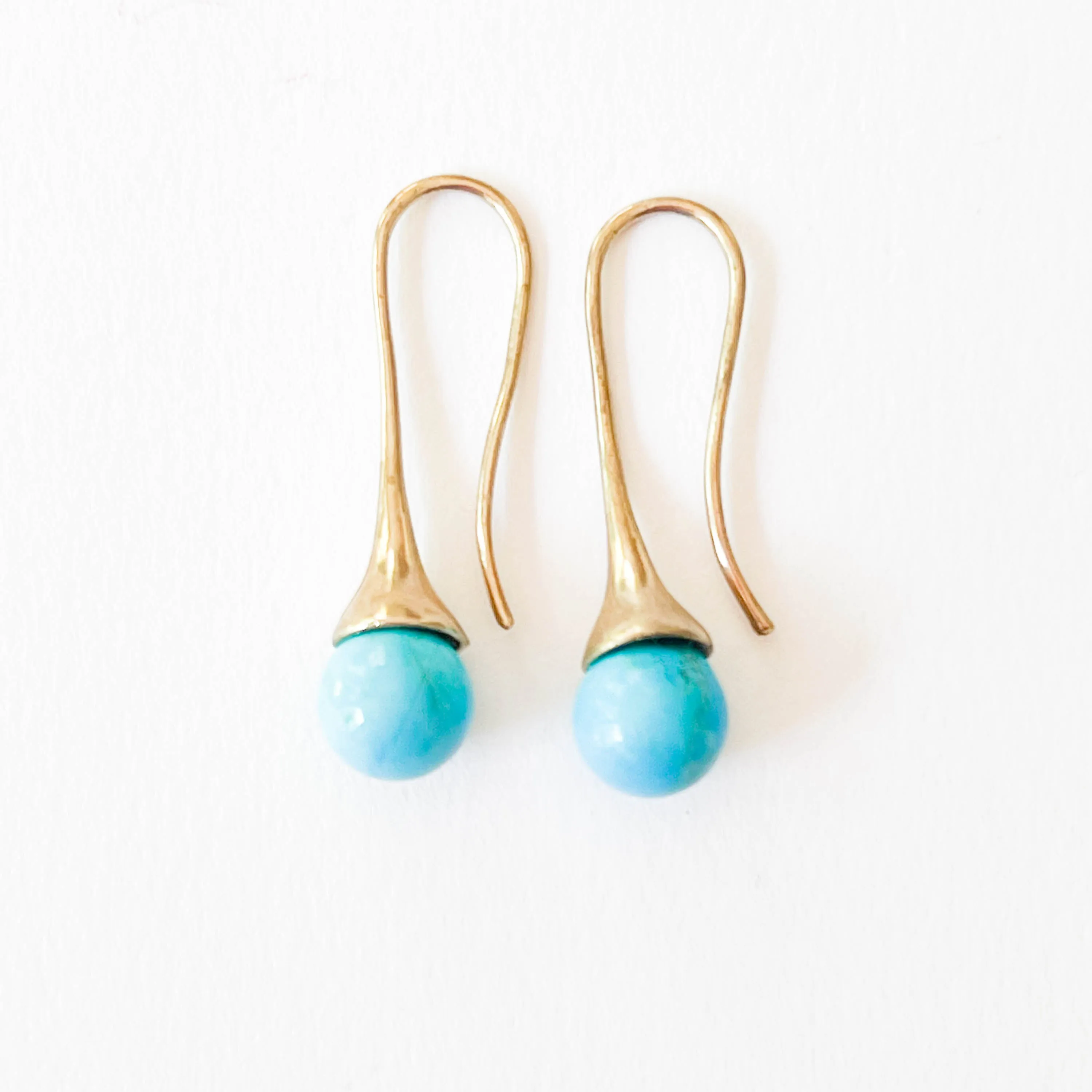 Turquoise Teardrop Earrings