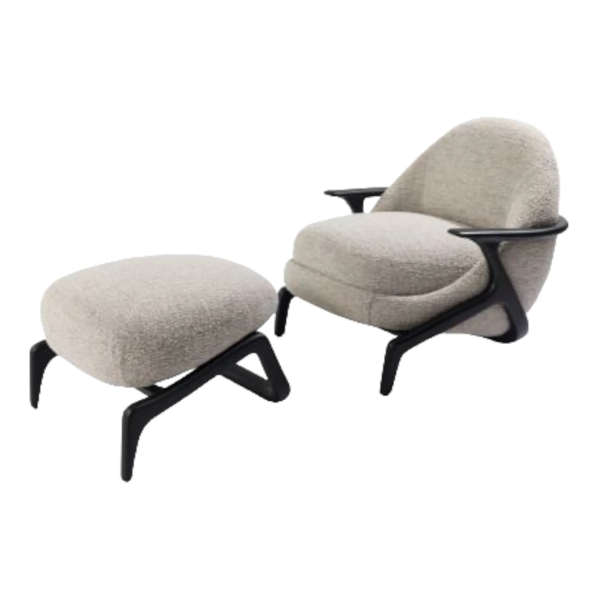 Uru Armchair and Ottoman